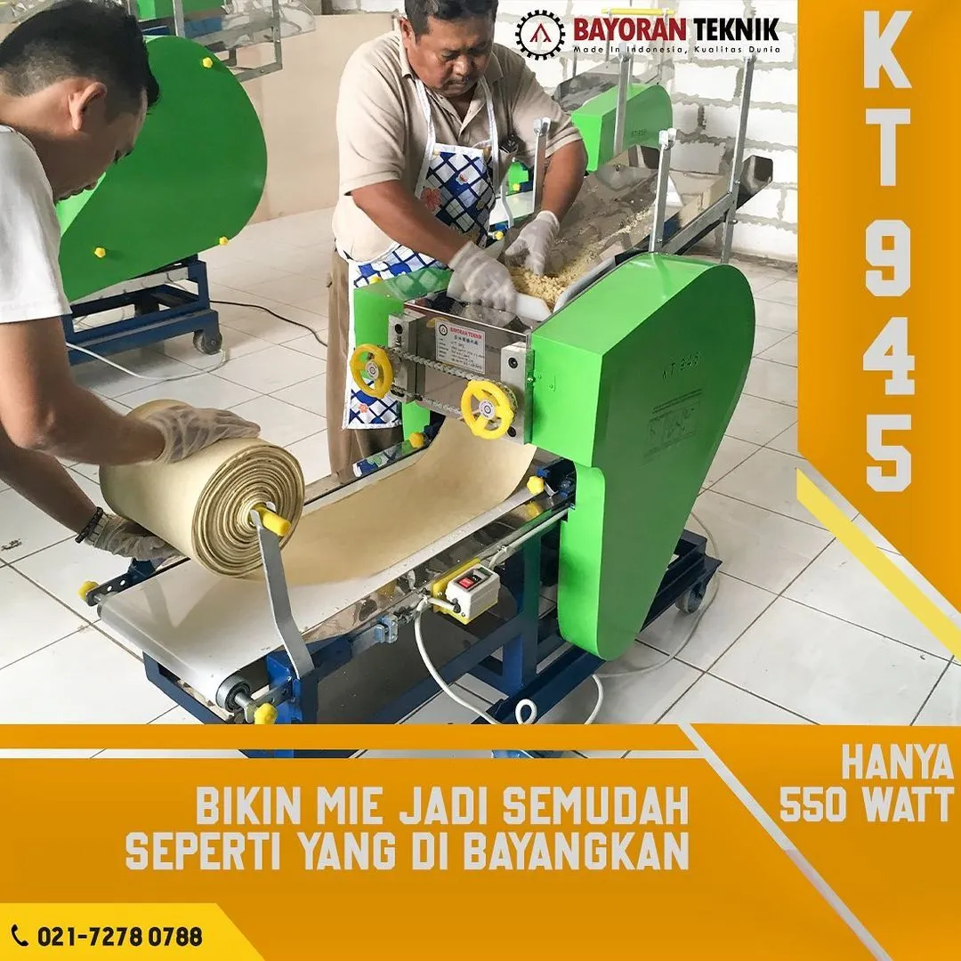 Mesin Pembuat Mie Lebar Atau Mie Gepeng Terbaik